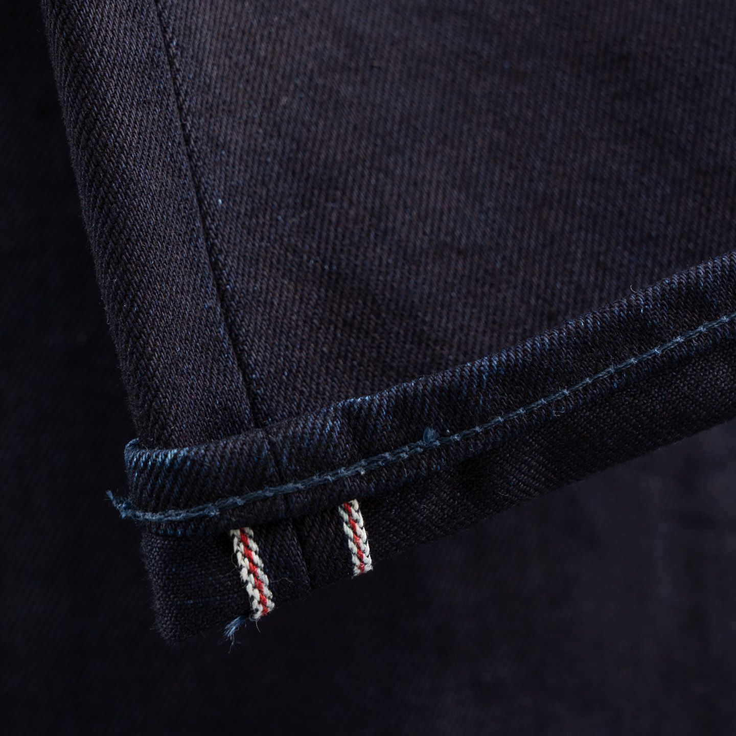 Iron Heart IH-555S-142ii 14oz Selvedge Denim Super Slim Cut Jeans - Indigo/Indigo - Image 7