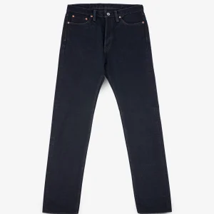 Iron Heart IH-888S-21od 21oz Selvedge Denim Medium/High Rise Tapered Cut Jeans - Indigo Overdyed Black