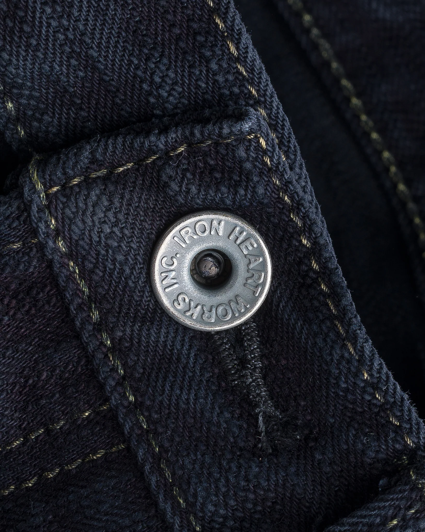 Iron Heart IH-777S-SLB 16oz Slubby Selvedge Denim Slim Tapered Cut Jeans - Image 9