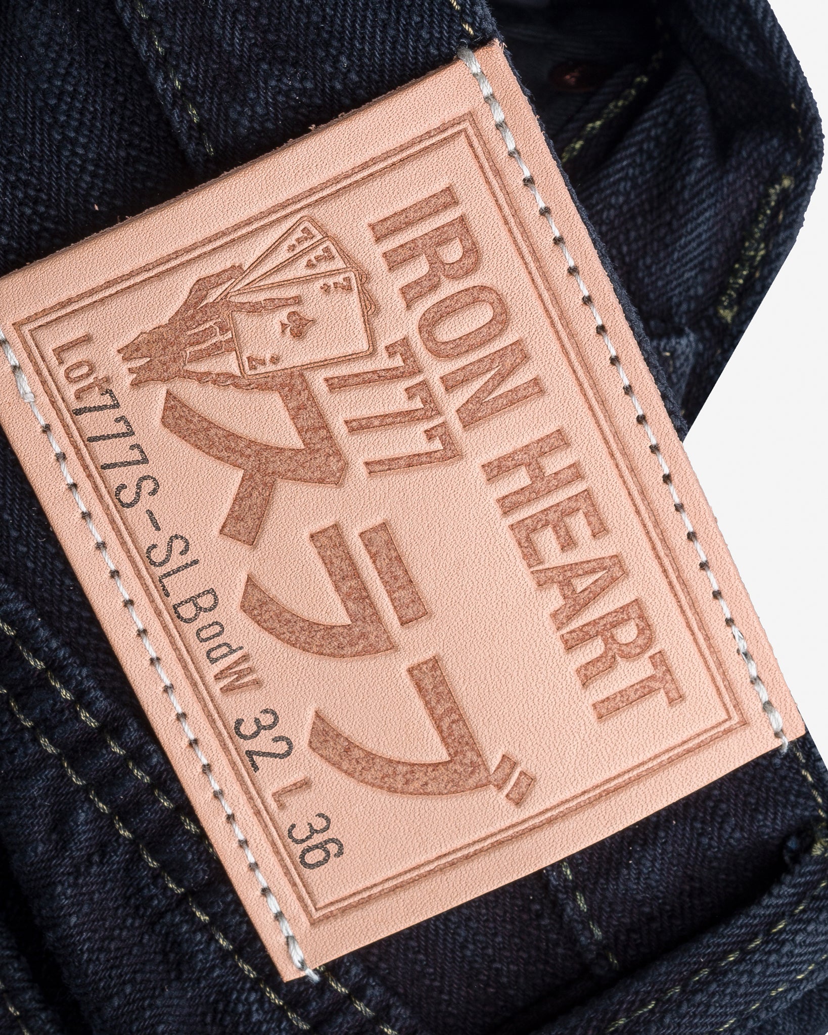 Iron Heart IH-777S-SLB 16oz Slubby Selvedge Denim Slim Tapered Cut Jeans - Image 6