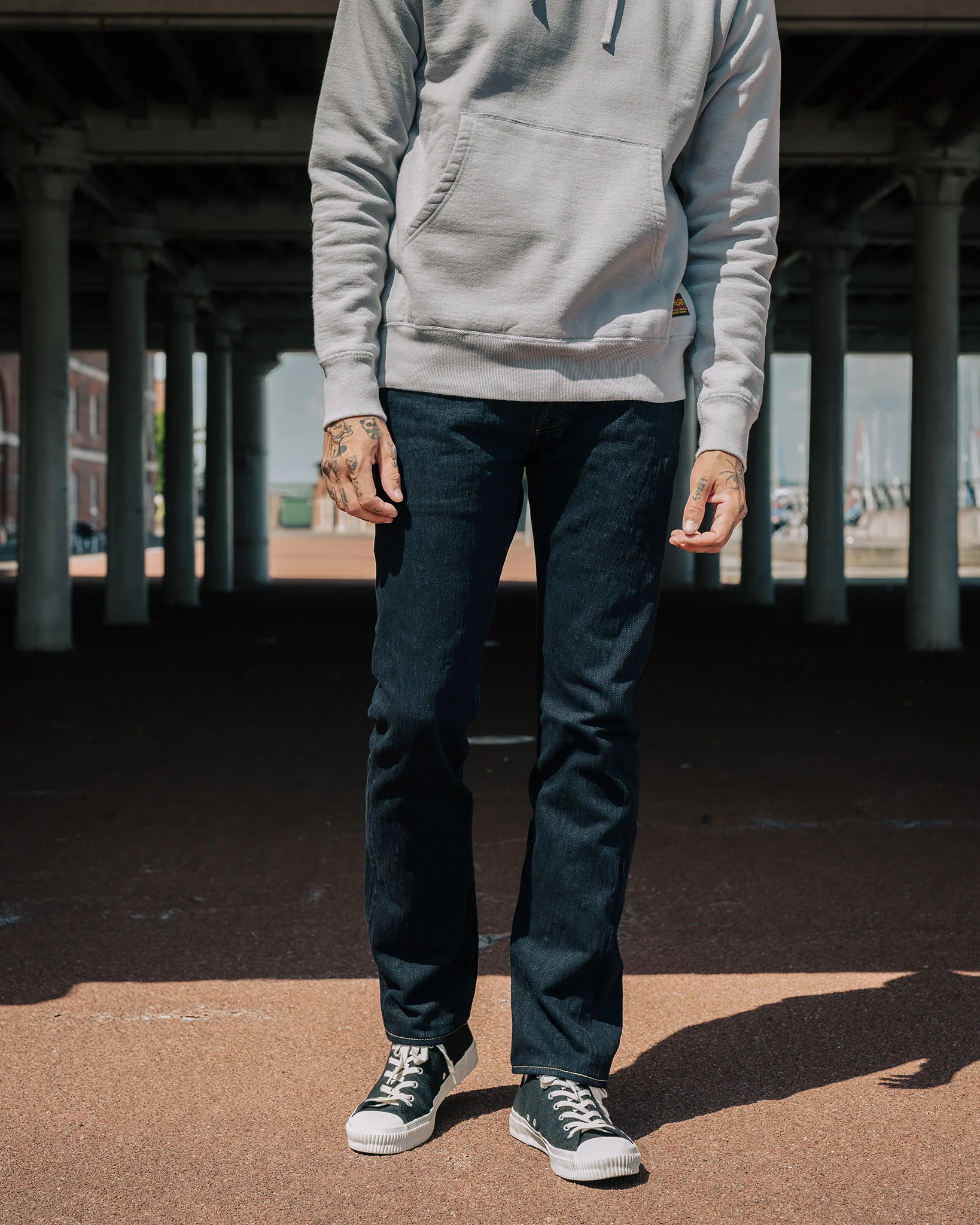 Iron Heart IH-777S-SLB 16oz Slubby Selvedge Denim Slim Tapered Cut Jeans - Image 11