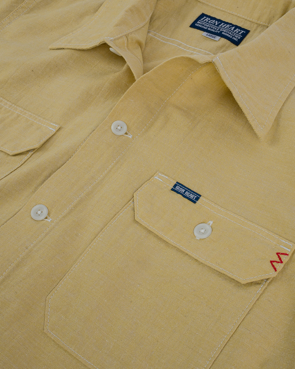 Iron Heart IHSH-388 (SS24) 4oz Selvedge Short Sleeved Summer - Image 15