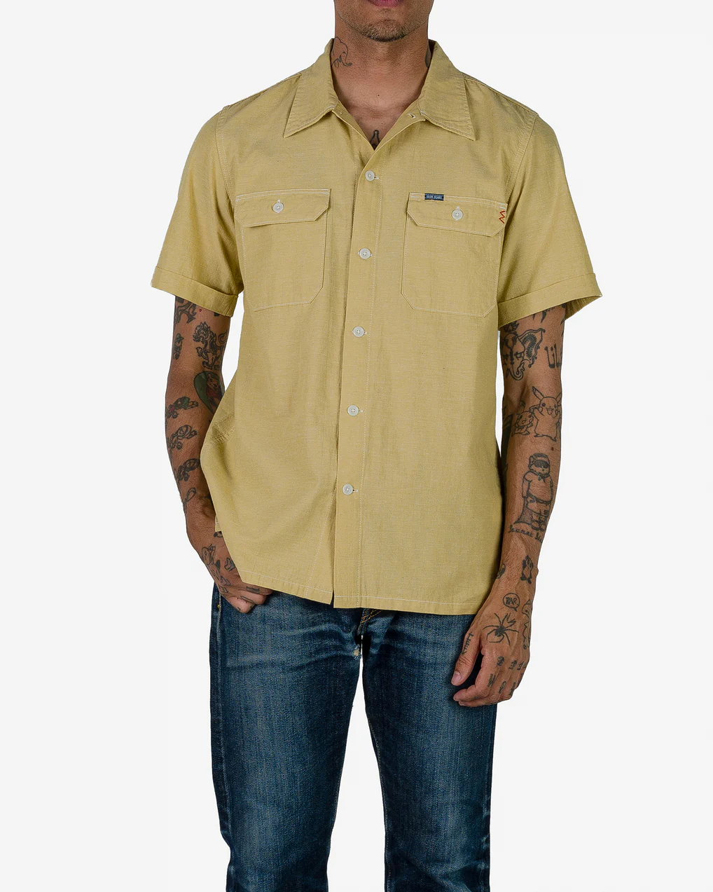 Iron Heart IHSH-388 (SS24) 4oz Selvedge Short Sleeved Summer - Image 20
