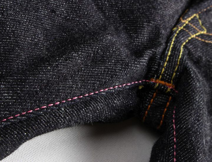 Momotaro G015-MZ 14.7oz Zimbabwe Cotton Deep Blue Narrow Tapered - Image 6