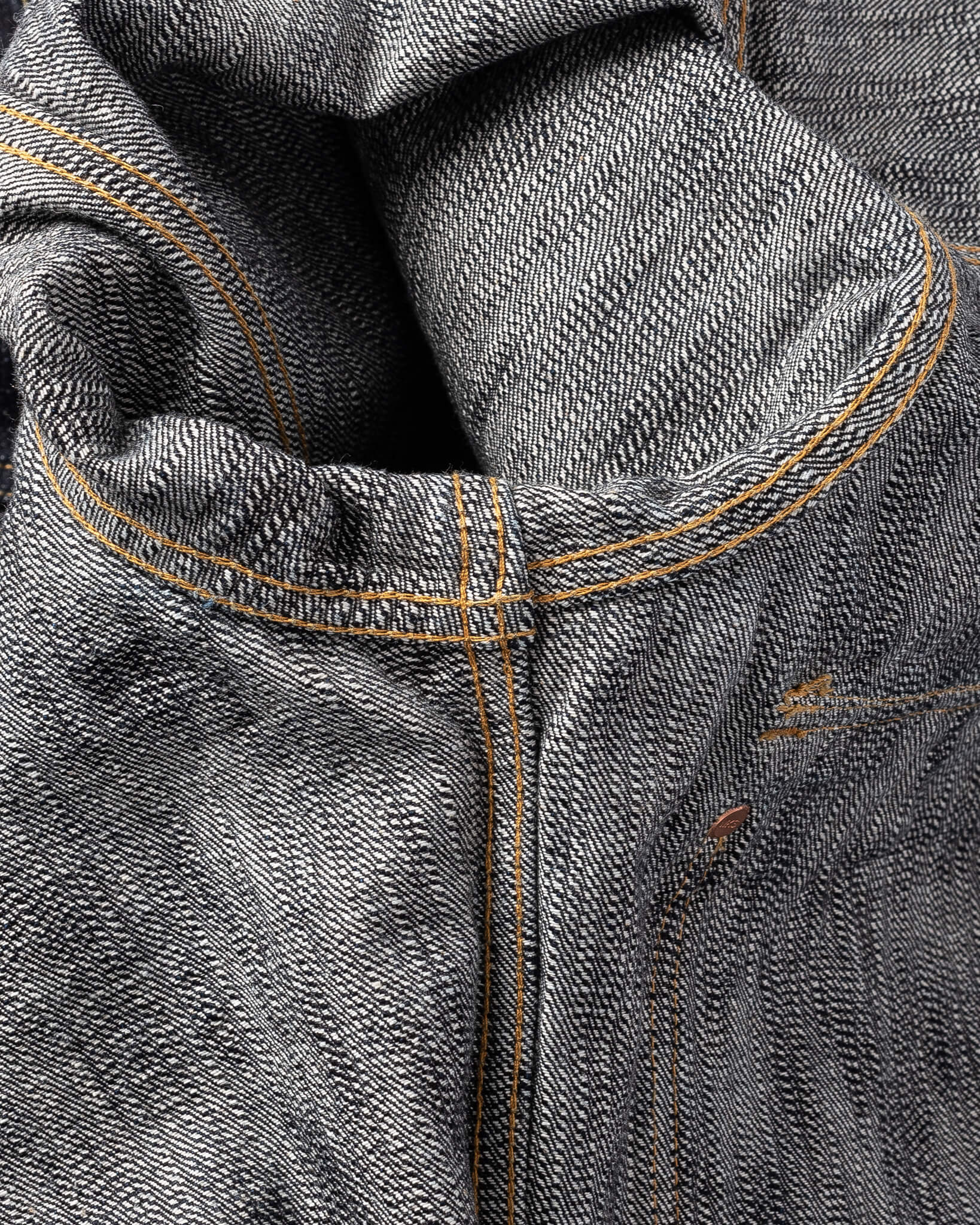 Iron Heart IHJ-507-SLB 16oz Slubby Selvedge Denim Type II Jacket - Indigo - Image 12