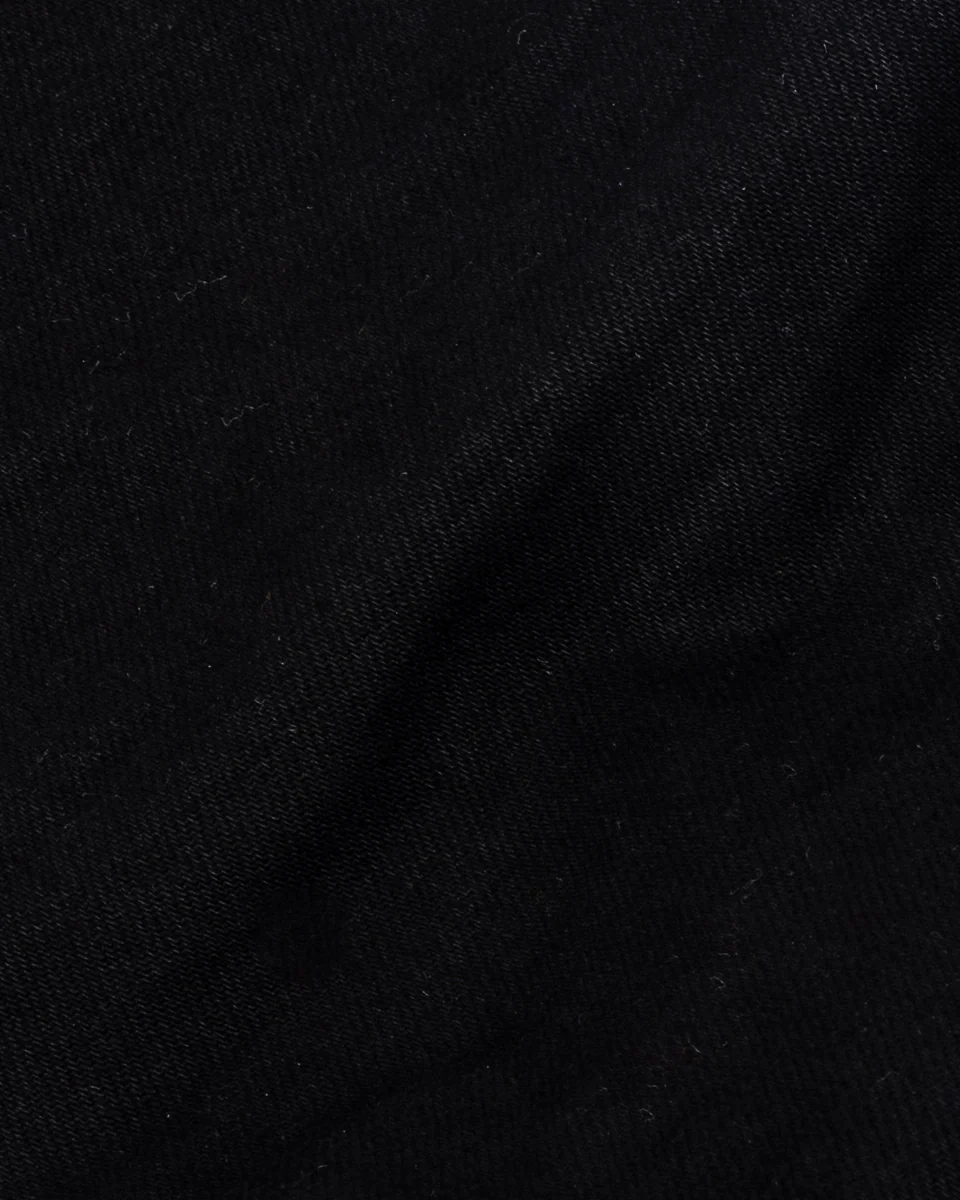 Iron Heart IH-555S-142BB 14oz Selvedge Denim Super Slim Cut - Black/Black - Image 15