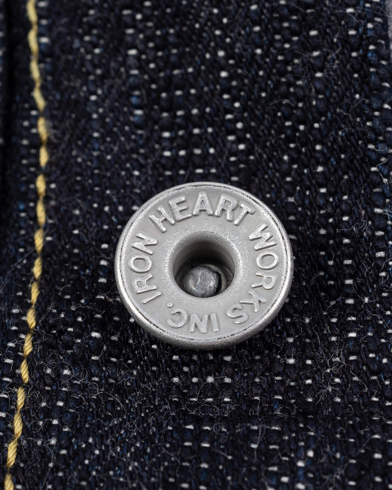 Iron Heart IHJ-507-SLB 16oz Slubby Selvedge Denim Type II Jacket - Indigo - Image 11