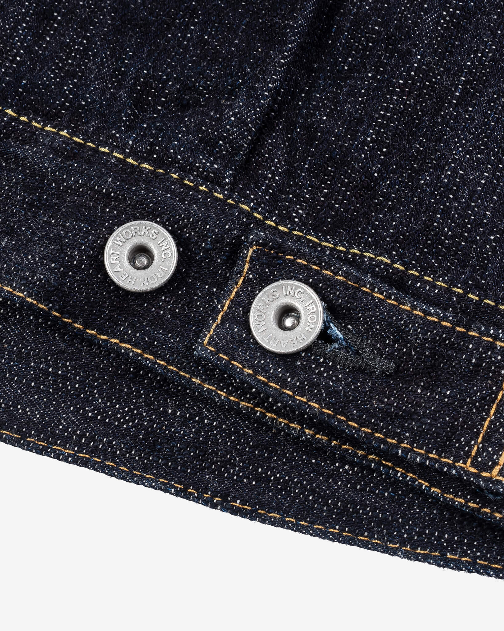 Iron Heart IHJ-507-SLB 16oz Slubby Selvedge Denim Type II Jacket - Indigo - Image 10