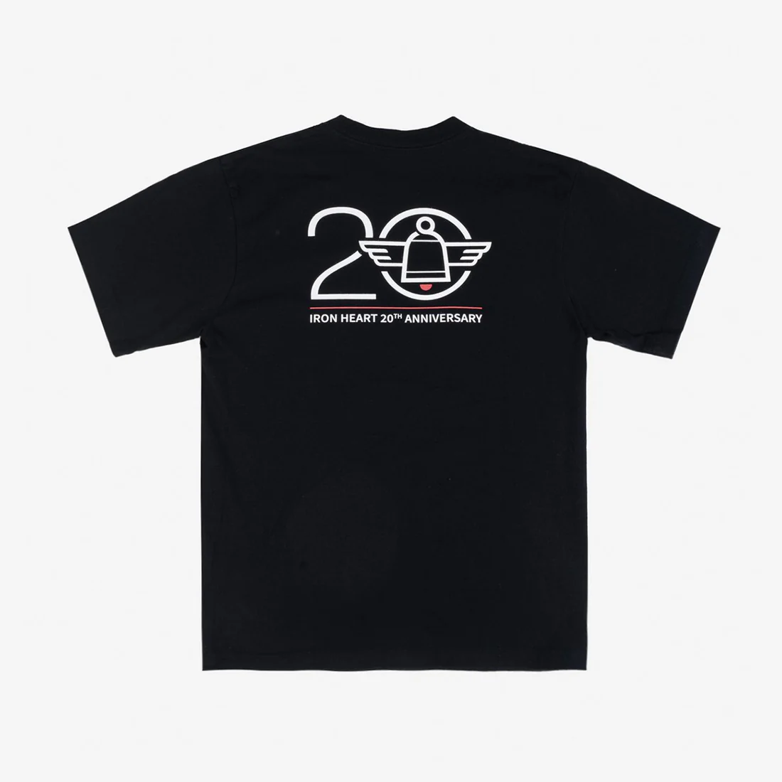 Iron Heart IHPT-ANNY20 7.5oz Printed "20th Anniversary" Loopwheel Crew Neck T-Shirt - Image 4