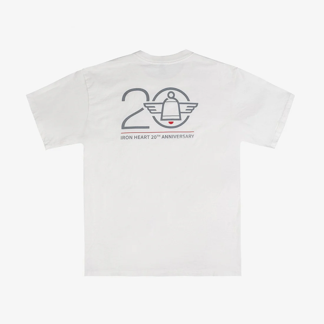 Iron Heart IHPT-ANNY20 7.5oz Printed "20th Anniversary" Loopwheel Crew Neck T-Shirt - Image 5