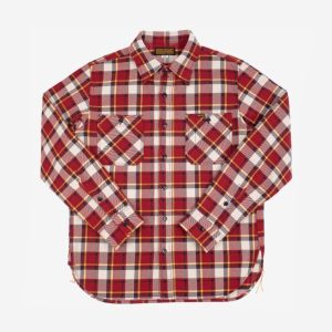 Iron Heart IHSH-334-WORK (FW22) Ultra Heavy Flannel Classic Check Work Shirt