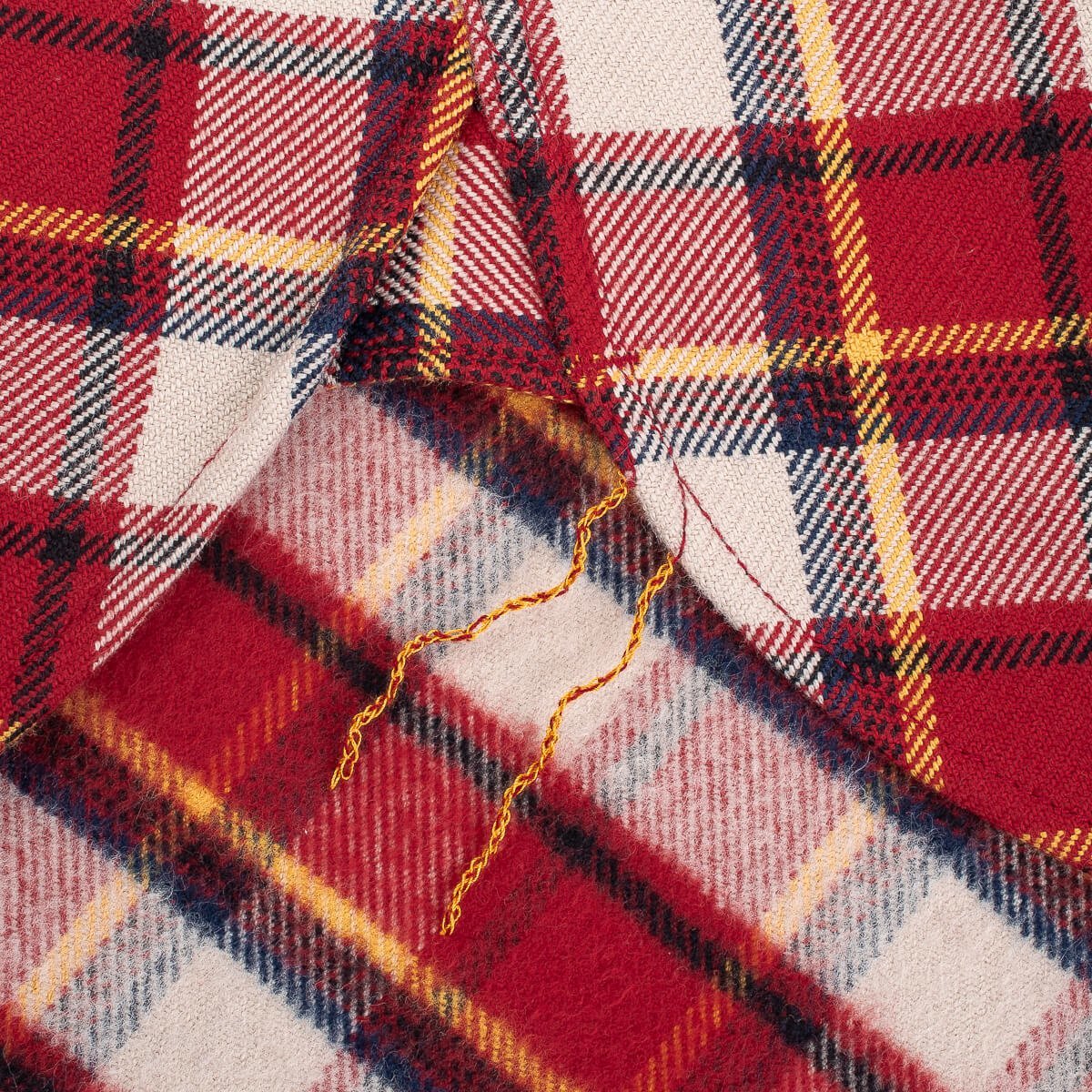 Iron Heart IHSH-334-WORK (FW22) Ultra Heavy Flannel Classic Check Work Shirt - Image 9