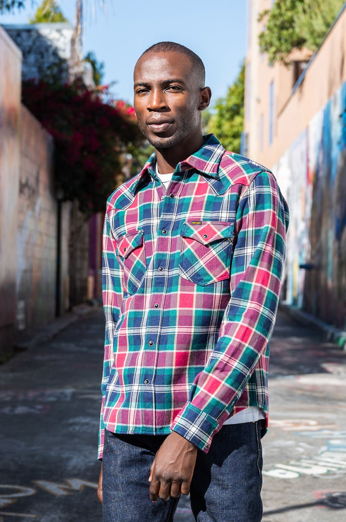 Iron Heart IHSH-336 Ultra Heavy Flannel Crazy Check Western Shirt - Image 15