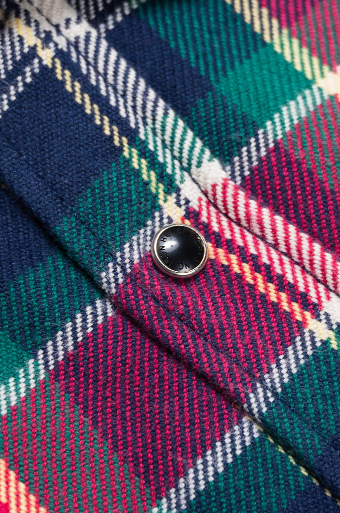 Iron Heart IHSH-336 Ultra Heavy Flannel Crazy Check Western Shirt - Image 8