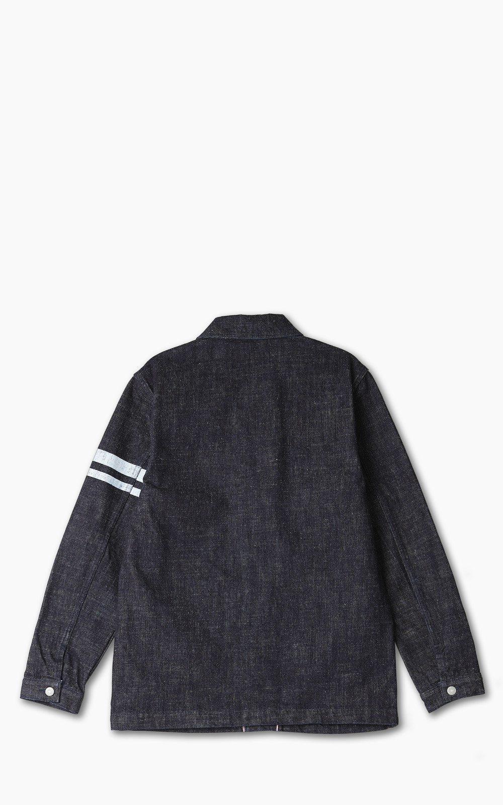 Momotaro 03-087 16oz Selvedge Texture Denim Jacket Indigo - Image 3