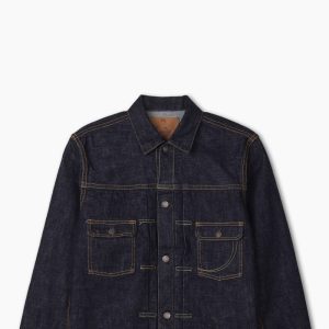 Momotaro MJ2103 14.7oz Zimbabwe Cotton Selvedge Denim Double Pocket Jacket
