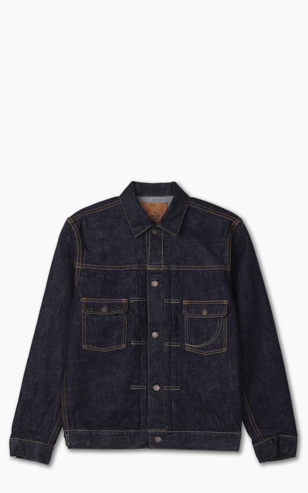 Momotaro MJ2103 14.7oz Zimbabwe Cotton Selvedge Denim Double Pocket Jacket - Image 2