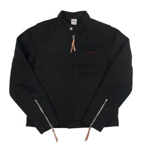 Iron Heart IH-9527J Superblack Non-Fade 21oz Denim Rider's Jacket