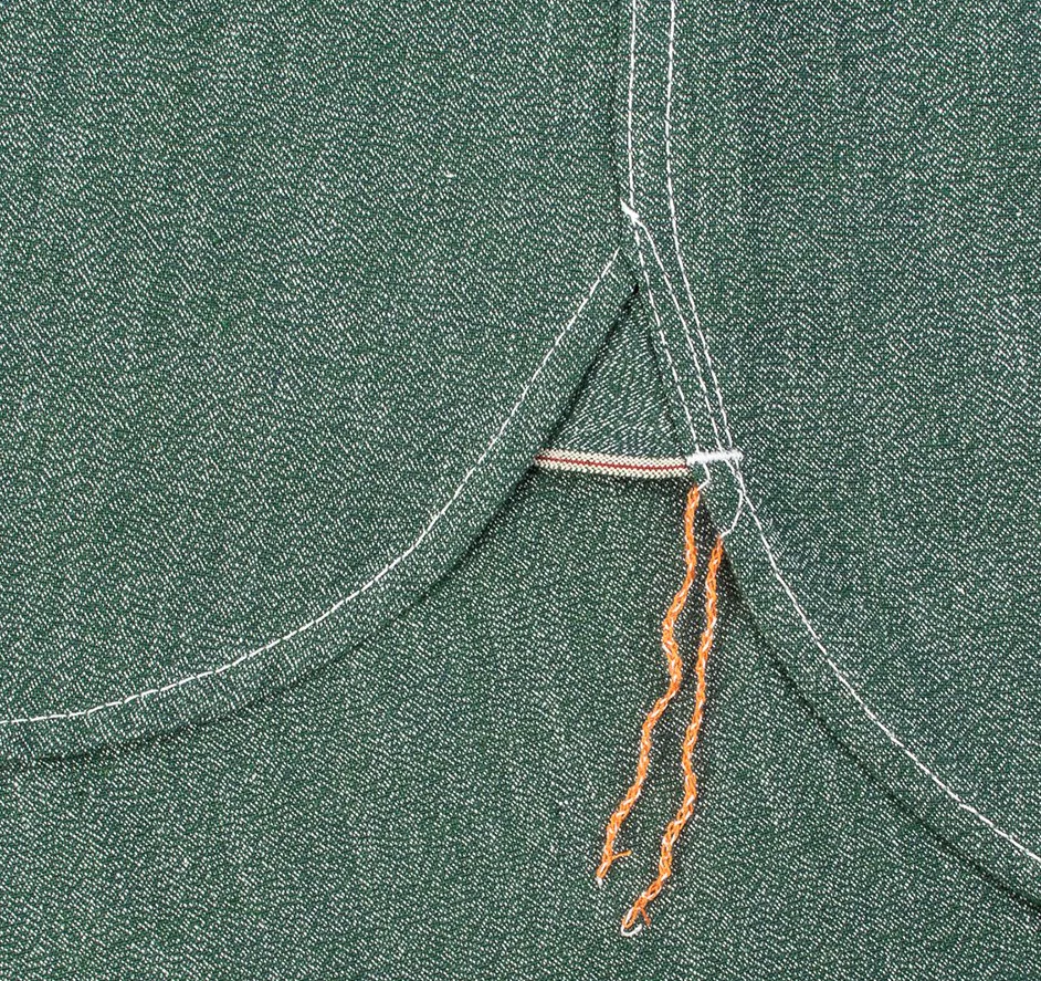 Iron Heart IHSH-289 Mock Twist Selvedge Chambray Western Shirt - Image 9