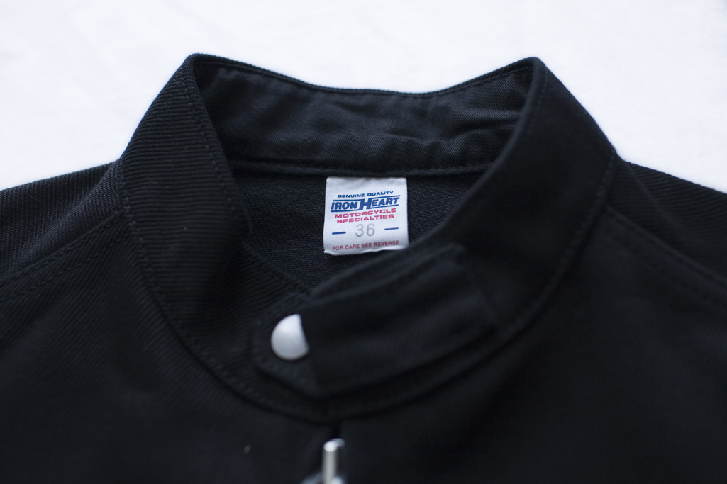 Iron Heart IH-9527J Superblack Non-Fade 21oz Denim Rider's Jacket - Image 5