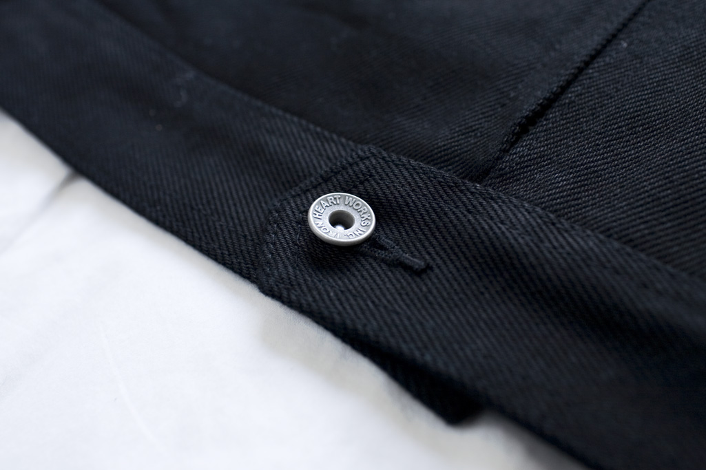 Iron Heart IH-9527J Superblack Non-Fade 21oz Denim Rider's Jacket - Image 7