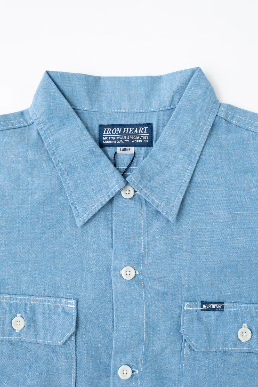Iron Heart IHSH-388 (SS24) 4oz Selvedge Short Sleeved Summer - Image 10