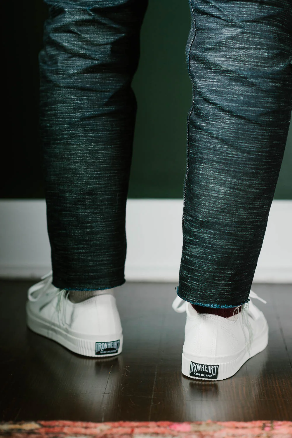 Iron Heart IHSN-01 21oz Denim Low-Top Sneakers - Image 13