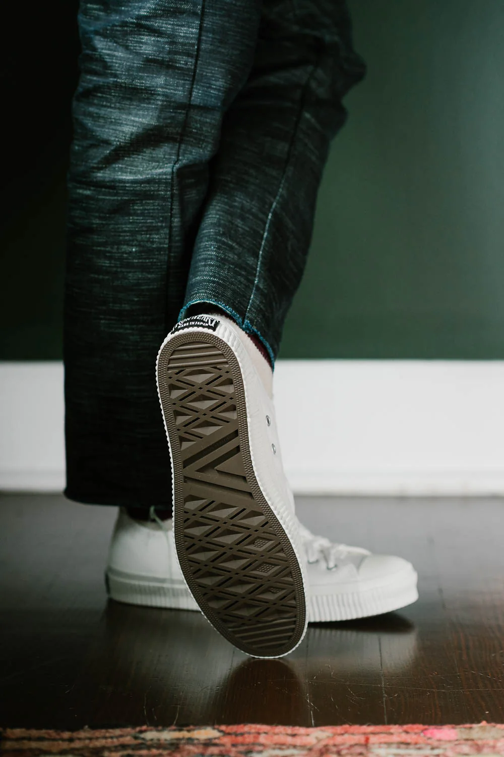 Iron Heart IHSN-01 21oz Denim Low-Top Sneakers - Image 12