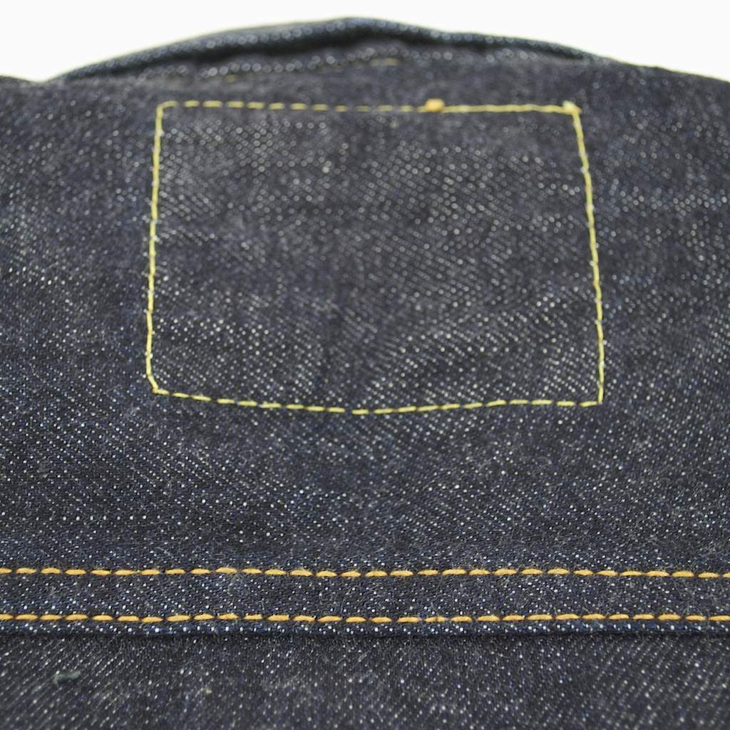 Momotaro MJ2103 14.7oz Zimbabwe Cotton Selvedge Denim Double Pocket Jacket - Image 12