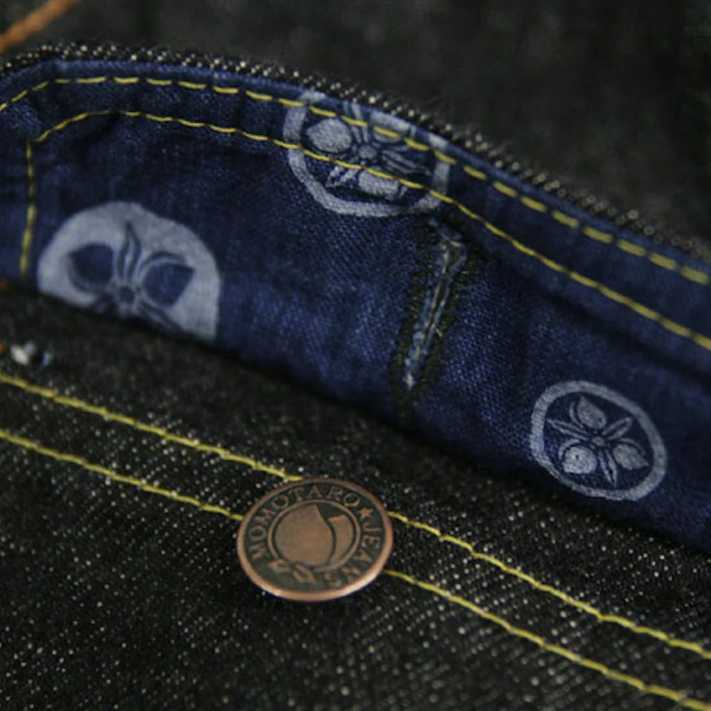 Momotaro MJ2103 14.7oz Zimbabwe Cotton Selvedge Denim Double Pocket Jacket - Image 10