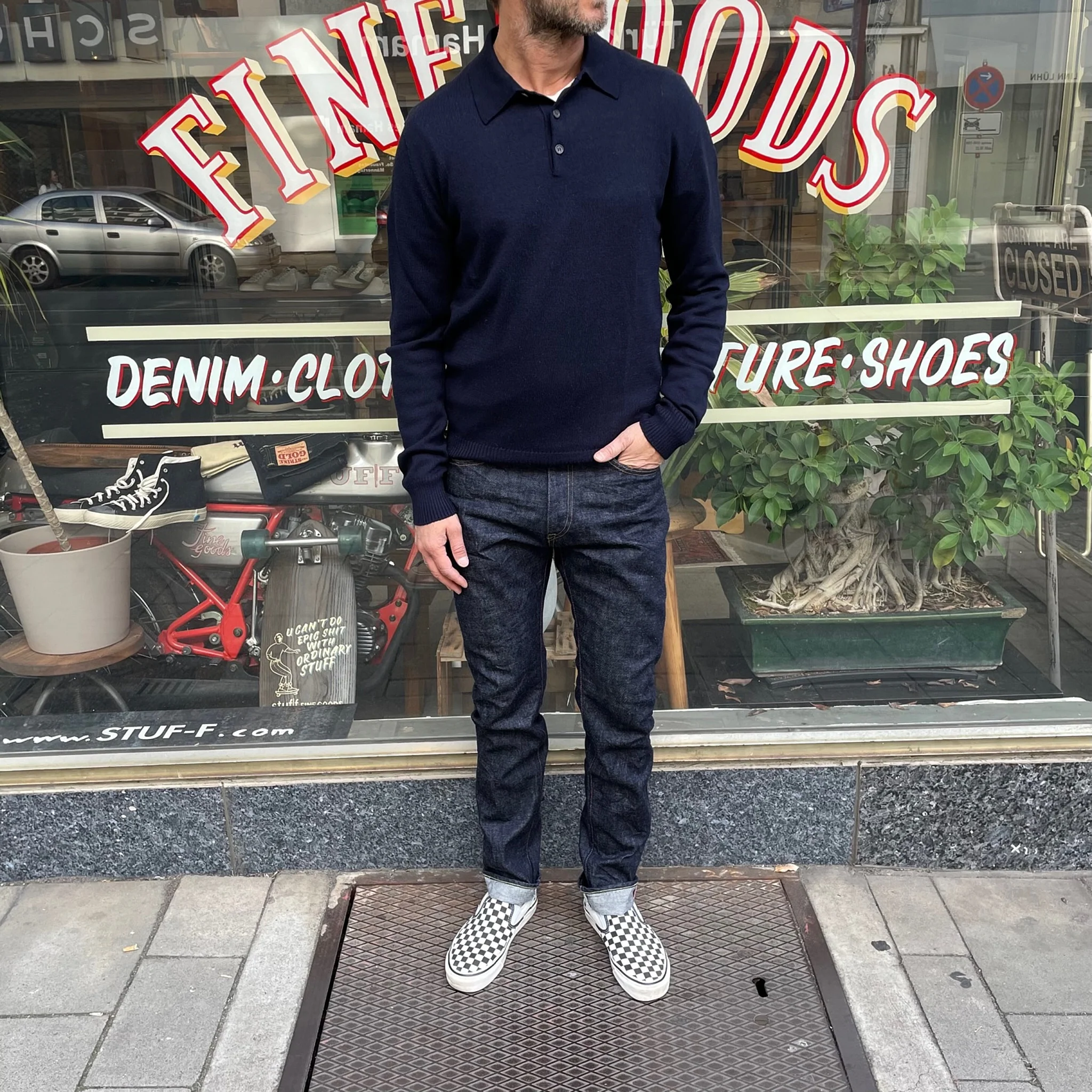 Momotaro G005-MZ 14.7oz Zimbabwe Cotton Denim "Legacy Blue" Narrow Tapered - Image 8