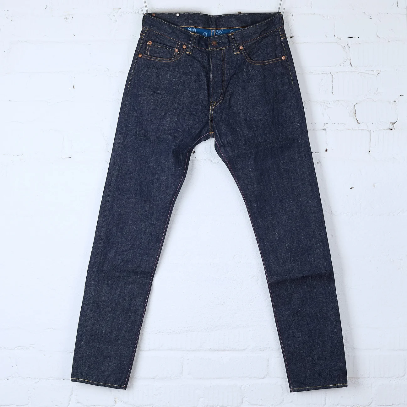 Momotaro G005-MZ 14.7oz Zimbabwe Cotton Denim "Legacy Blue" Narrow Tapered