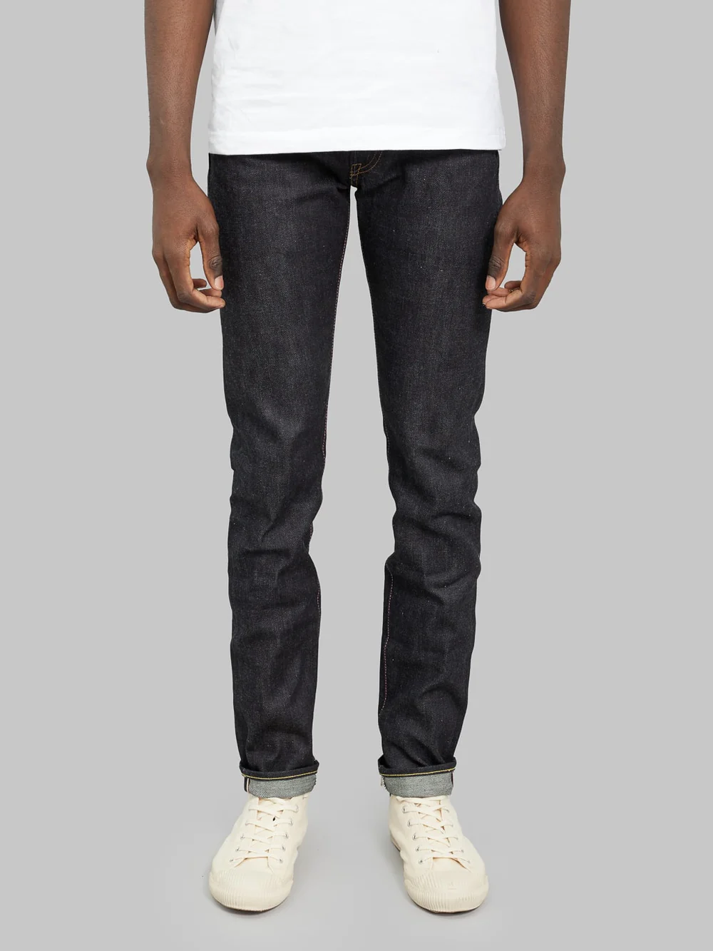 Momotaro 0306-12 12oz Zimbabwe Cotton Tight Tapered Pants - Image 3