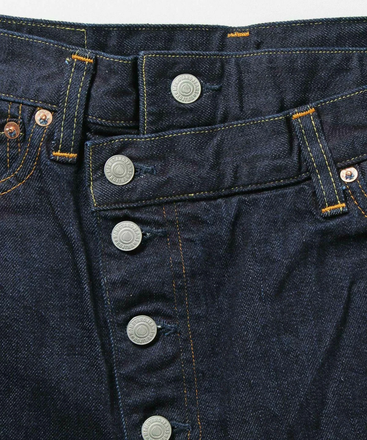 Momotaro SK0103-2 12oz Denim Rolled Skirt - Image 8