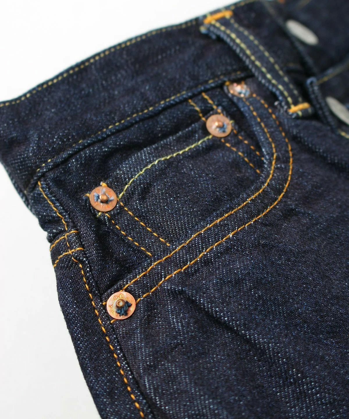 Momotaro SK0103-2 12oz Denim Rolled Skirt - Image 5