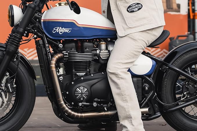 Nắp Che Lốc Côn Motone Union Jack - Black / Polish Contrast Finish - MMU031 - Image 7