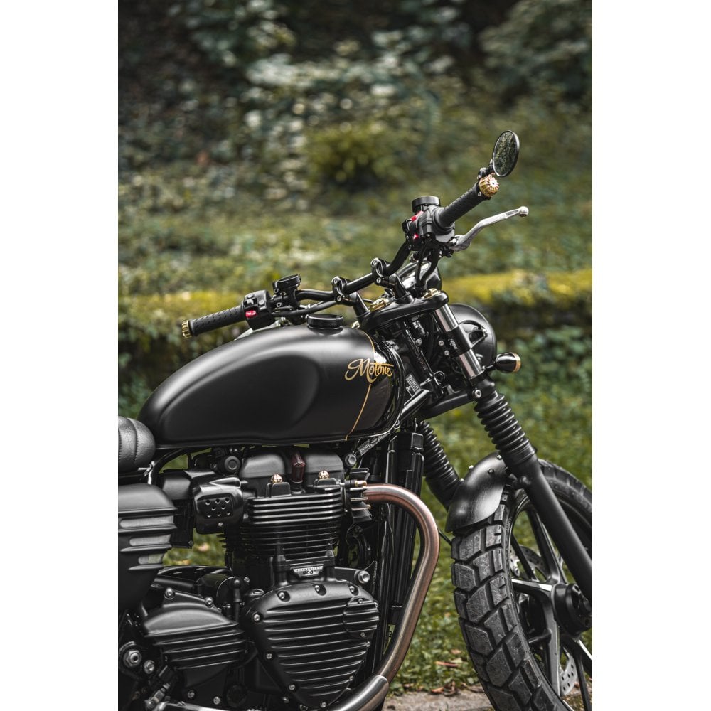 Bộ đèn xi nhan Motone Custom Billet - Black/BRASS Bezels - 2xXNM003 - Image 6