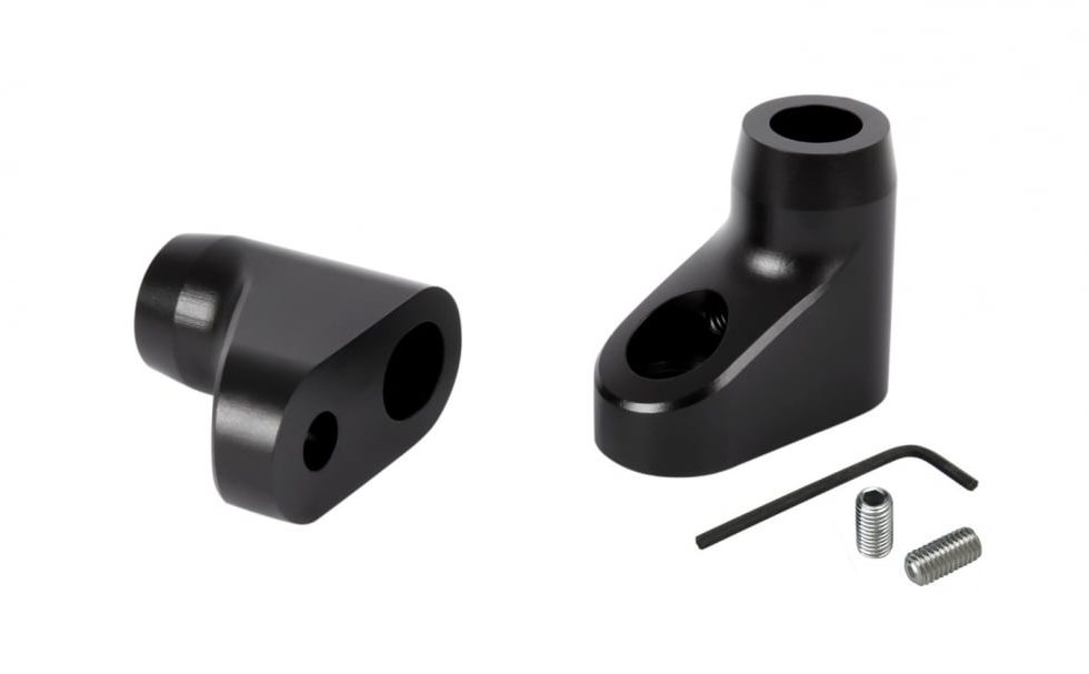 Giá Gắn Xi Nhan Motone 8mm - Anodised Black - ADT002