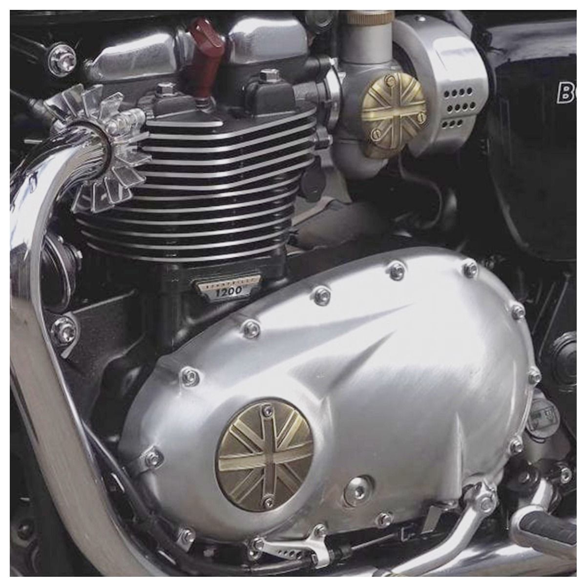 Cặp nắp che cảm biến TPS Motone Union Jack - Brass Coat - MMU013 - Image 5