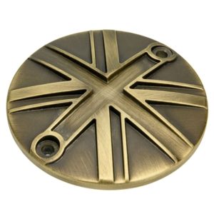 Nắp Lốc Máy Motone Union Jack – Brass Finish - MMU023