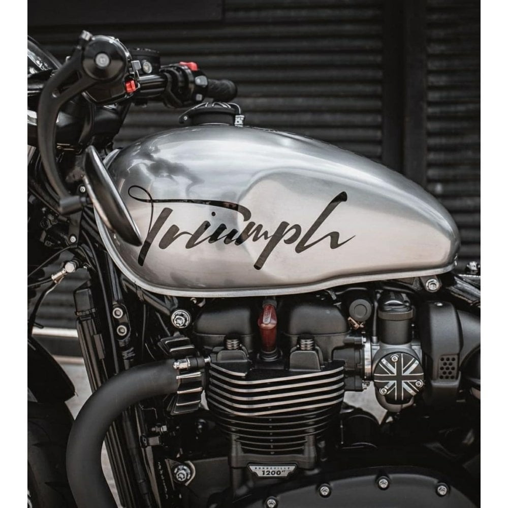 Cặp 2 Ốp Bình Xăng Con Motone Union Jack - Black/Contrast Polish - MMU009 - Image 7