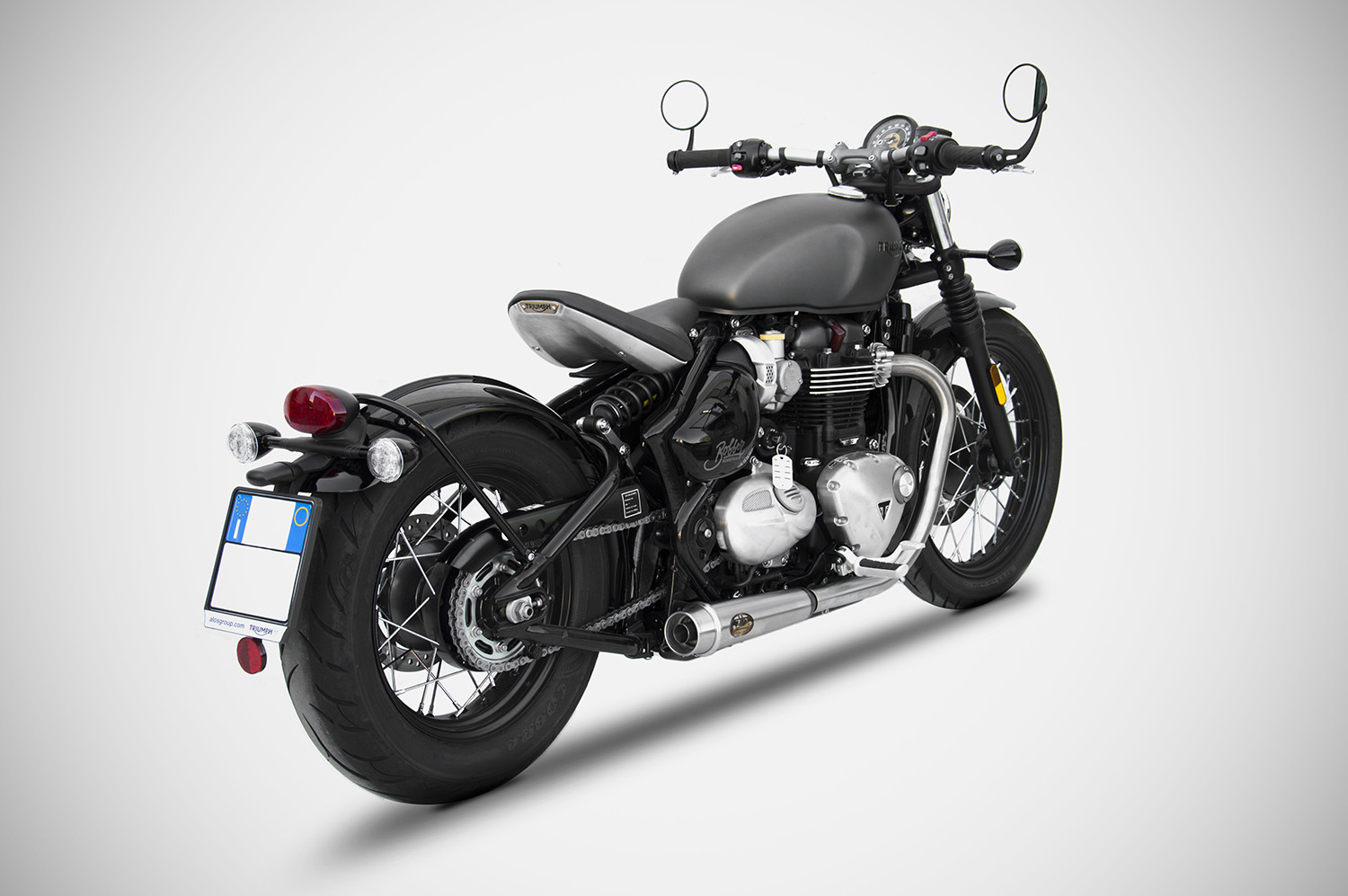 Zard BOBBER 1200 EXHAUST - SLIP-ONS BLACK COATING - Image 4