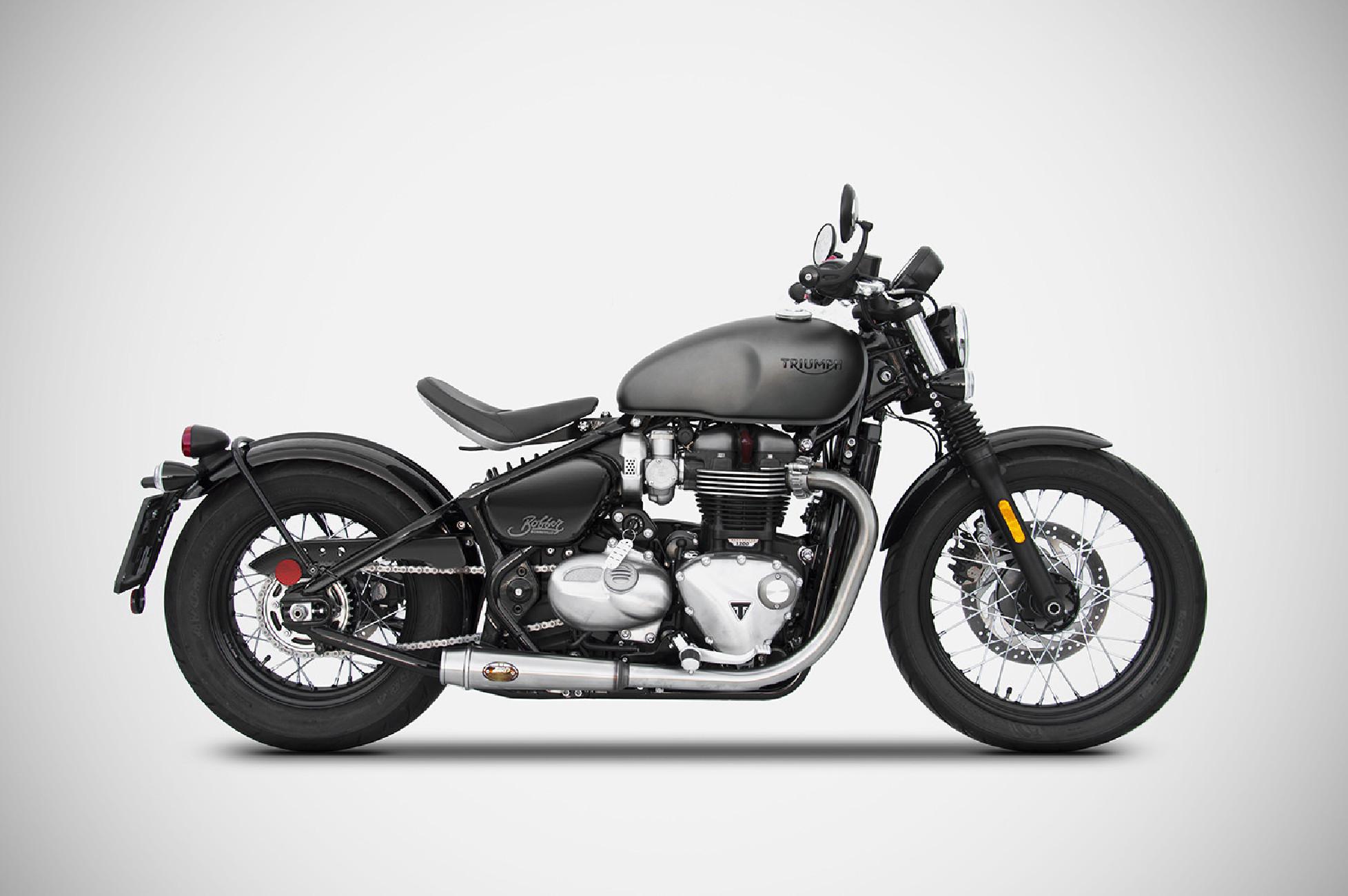 Zard BOBBER 1200 EXHAUST - SLIP-ONS BLACK COATING